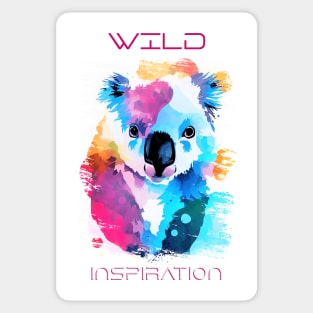 Koala Wild Nature Animal Colors Art Painting Sticker